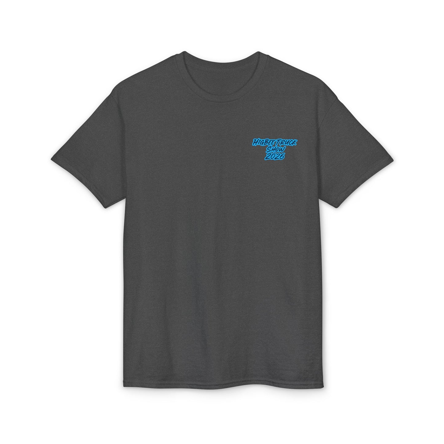 HTS 2026 Graphic T-Shirt — Retro Blue Logo Tee