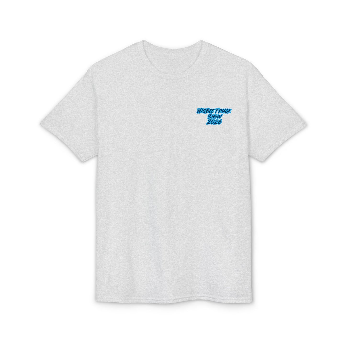 HTS 2026 Graphic T-Shirt — Retro Blue Logo Tee